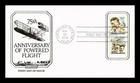 DR JIM STAMPS US COVER WILEY POST AVIATION PIONEER AIR MAIL FDC SETENANT HARRIS