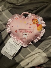 Tooth Fairy Squishy Pillow Pink Blonde Hair Orange Dress 8x6