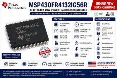 NEW TI TMS320C6745DPTPA3 Floating Point DSP Processor IC HLQFP-176 Genuine