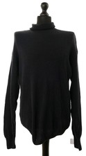 Cashmere Herren Rolli Pullover M schwarz leicht Rollkragen 100% Kaschmir
