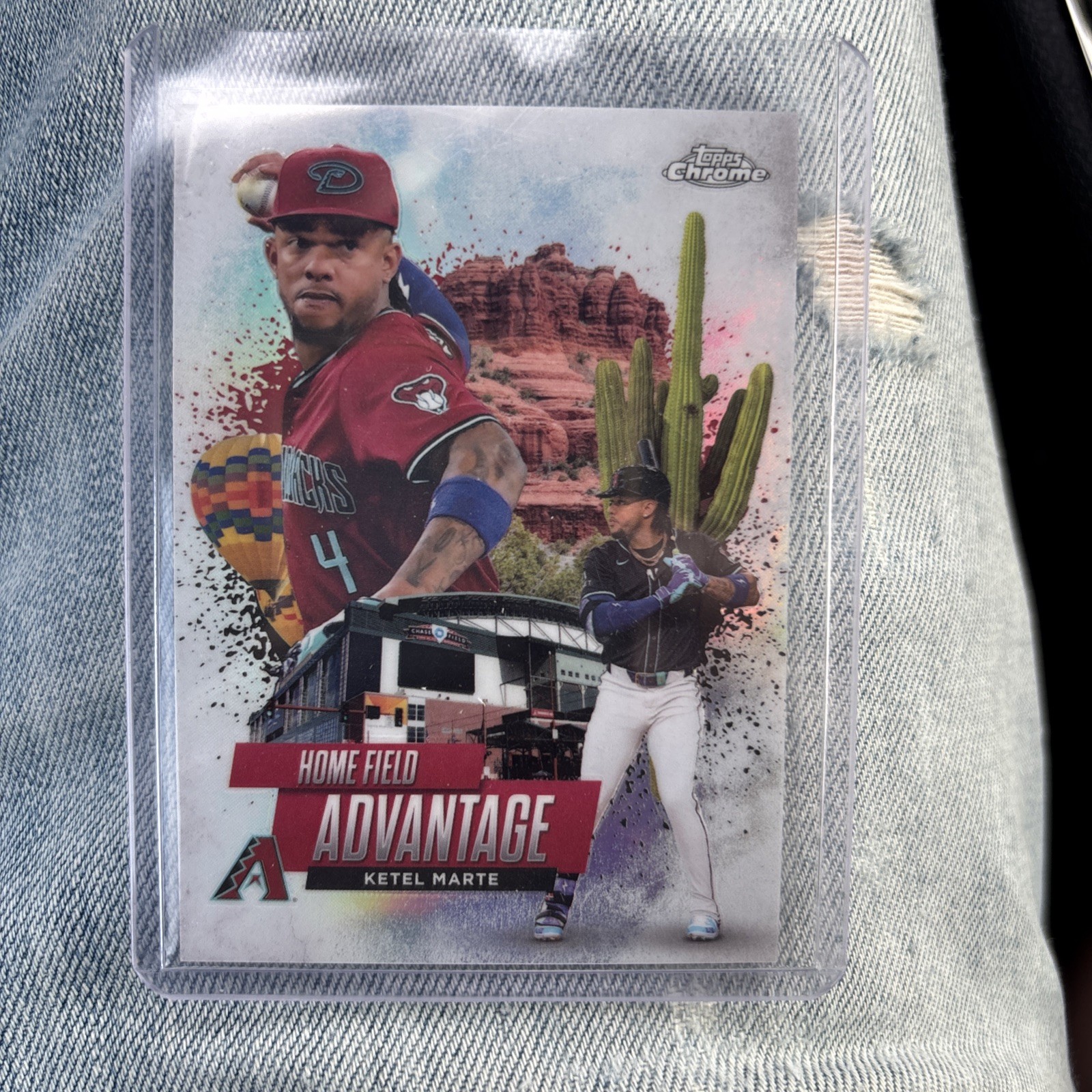 2025 Topps Chrome Ketel Marte Home Field Advantage SP #HA-20 Diamondbacks