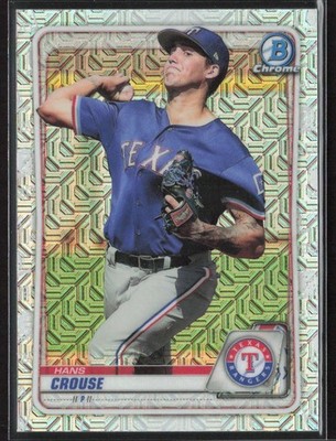 2020 Bowman #BCP-119 Hans Crouse Chrome Prospects Mojo Refractor
