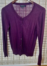 Women  s Banana Republic Purple Button-Up Blouse Size Small