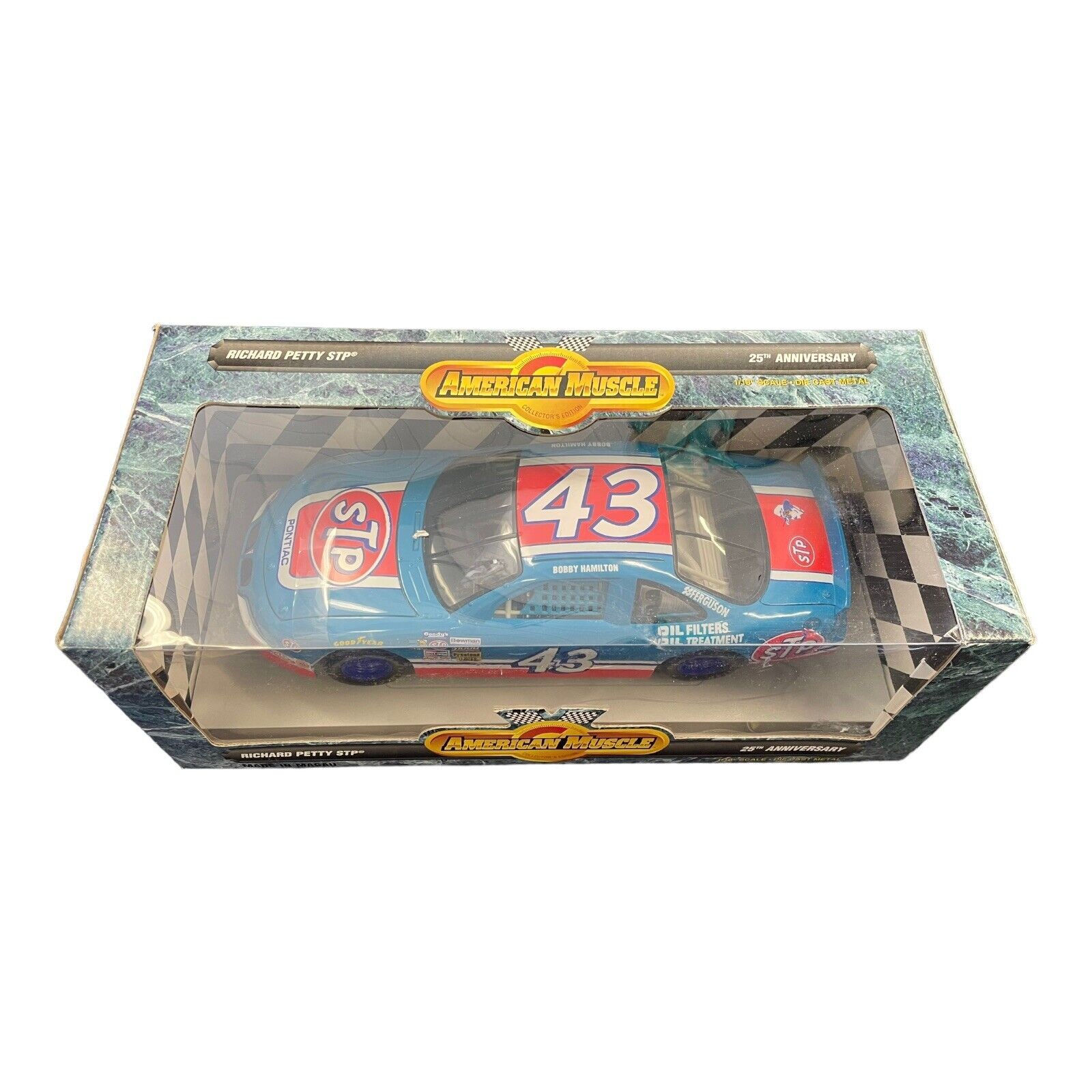 Bobby Hamilton #43 STP 25th Anniversary Ertl American Muscle 1/18 1992 Petty