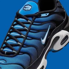 Nike Air Max Plus TN Aquarius Blue Black White Tuned Mens Shoe - USA - NO Duty F