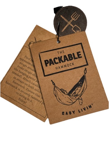 Coalatree Eco-Minded Goods "The Loafer" Packable Hammock, Green 96" x 54" - Picture 4 of 5