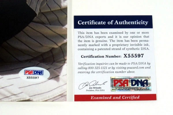 Ralph Houk Signed 8 x 10 Photo Yankees Pose #2 PSA/DNA Auto - Image 3 of 3