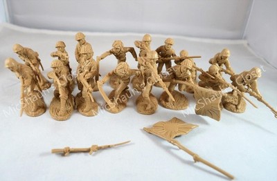 Toy Soldiers of San Diego TSSD WWII Japanese Infantry Soldiers Set 8 Iwo Jima