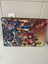 DC Comics Superman Drewniana tablica Rama Druk 13x19 Hobby Lobby X4