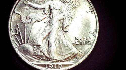 1919-S Liberty Walking Half Dollar — photo from the most recent tracked eBay sale