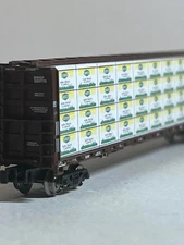 UPDATED!! Z-SCALE AZL 73' CENTERBEAM LOADS (ONLY) - MAGNETIC LOCKING & REMOVABLE