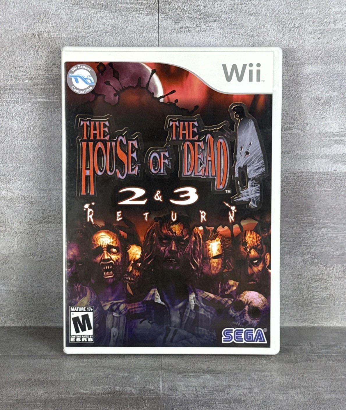 The House Of The Dead 2 & 3 Return (Nintendo Wii, 2008) w/ Manual Tested Working