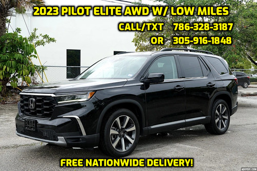 2023 Honda Pilot Elite AWD 🔥 FREE DELIVERY! 🔥  Call 786-328-3187