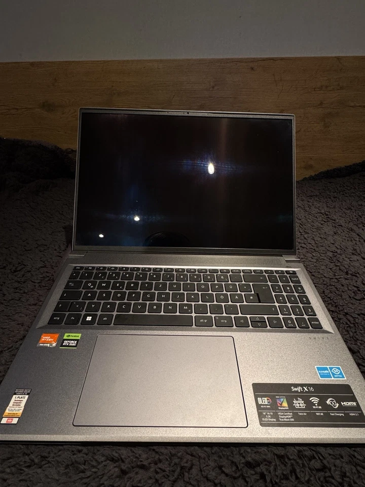 Acer Swift X SFX16-61G-R0SU 16 Zoll*Ryzen9*RTX 4050*32GB RAM - Bild 2 von 4