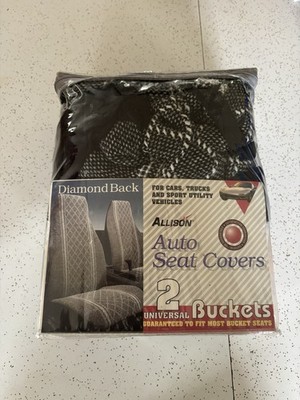 Allison Auto Seat Covers (Diamond Back) (2 Universal Buckets)