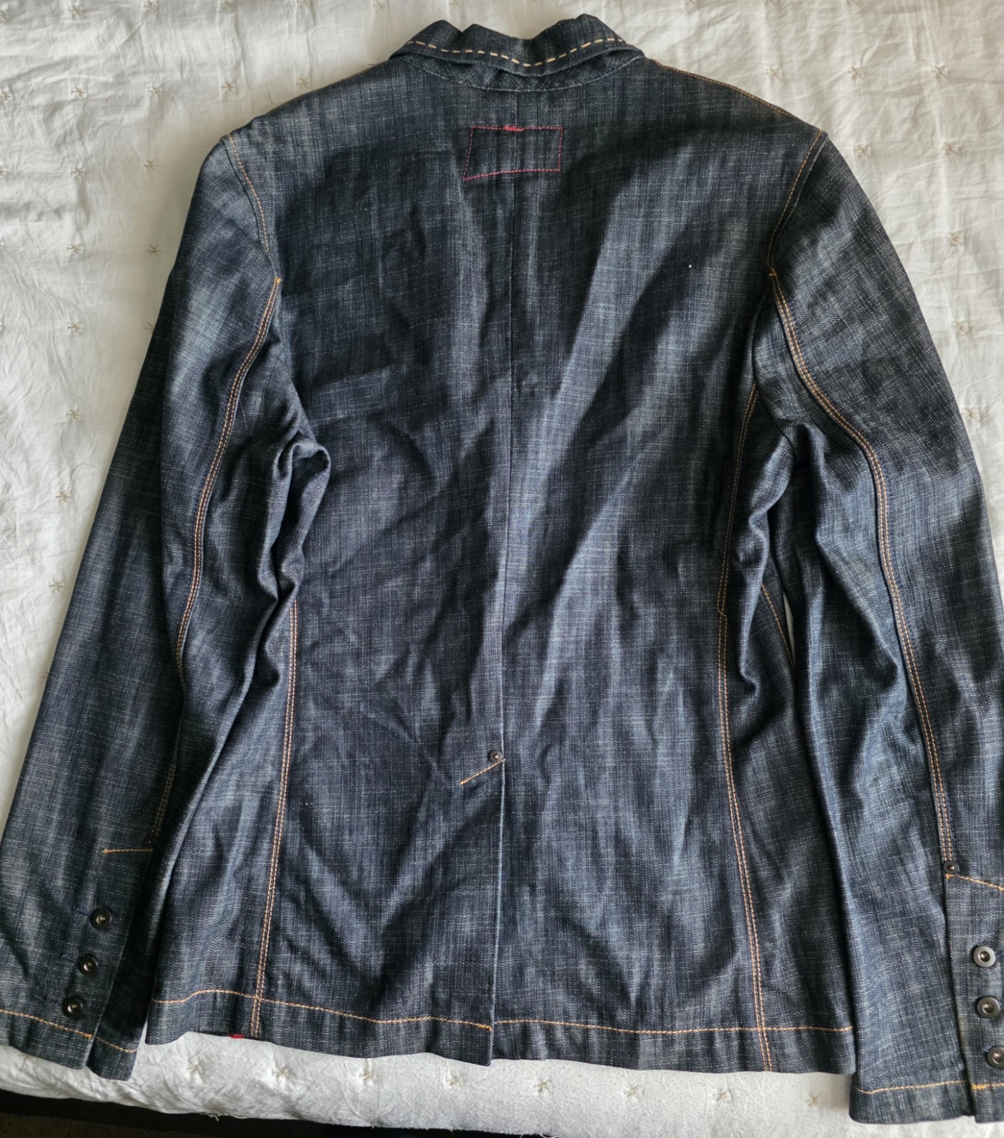 Levi's Blazer Jacket Blue Button Front Multiple P… - image 2