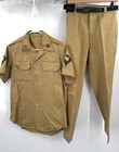 Military Vintage 70s US ARMY Vietnam War Khaki Uniform set M 33x29