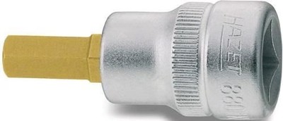 HAZET Steckschlüsseleinsatz 8801K 3/8 Zoll 6-kant Länge 43,5mm