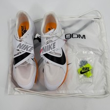 Nike Zoom HJ Elite Men's CT0079-101 Track Spikes Shoes White Black Orange US 13