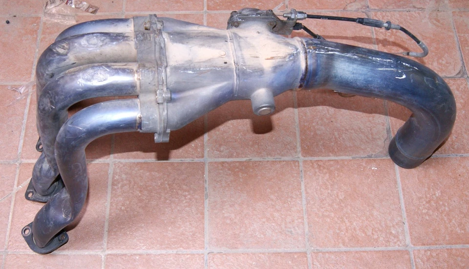 Collettori Scarico Yamaha Yzf R1 2004 2005 2006 Incidentati Rovinati Originali - Immagine 3 di 3