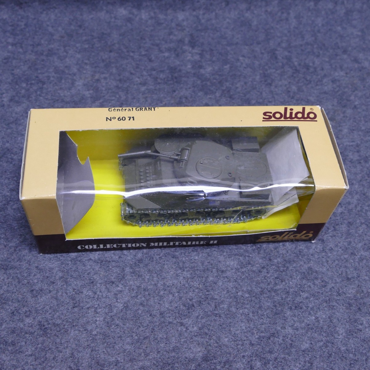 Solido General Grant 1:50 No 6071 Army Tank In Box Made In France