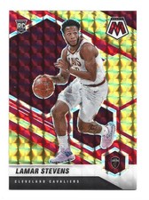 /88 Choice Fusion Red & Yellow Prizm 2020-21 Panini Mosaic Lamar Stevens #238 