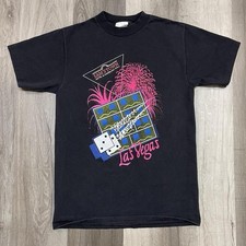 VINTAGE Las Vegas Casino 1991 USA Made Single Stitch Party Tee size S