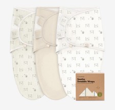 Keababies Soothe Swaddle Wrap Bumble Bears Pack Of 3