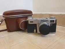 Kiev-4A fotocamera RF testata URSS 35mm copia Contax 1974 con obiettivo Jupiter-8M + custodia
