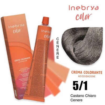 Hair Color 5/1 Inebrya Light Ash Brown 100ml