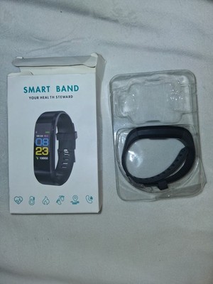 Smart Band Your Health Steward Fitness Tracker Black - PARTS ONLY NEW No Charger