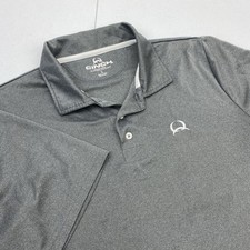 Cinch Shirt Men's size Large Stretch Golf Performance Casual western flex gray