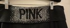 RARE HTF Y2K Victoria's Secret PINK Yoga Fold Over Flare BLING Capris  — photo 2