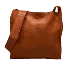 Used Hermes Toudou Shoulder Bag Orange