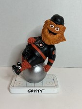Gritty Philadelphia Flyers Mascot Black Jersey Wrecking Ball Bobblehead NHL