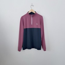 Rhoback Heather Performance Q-Zip - Two Tone Medium