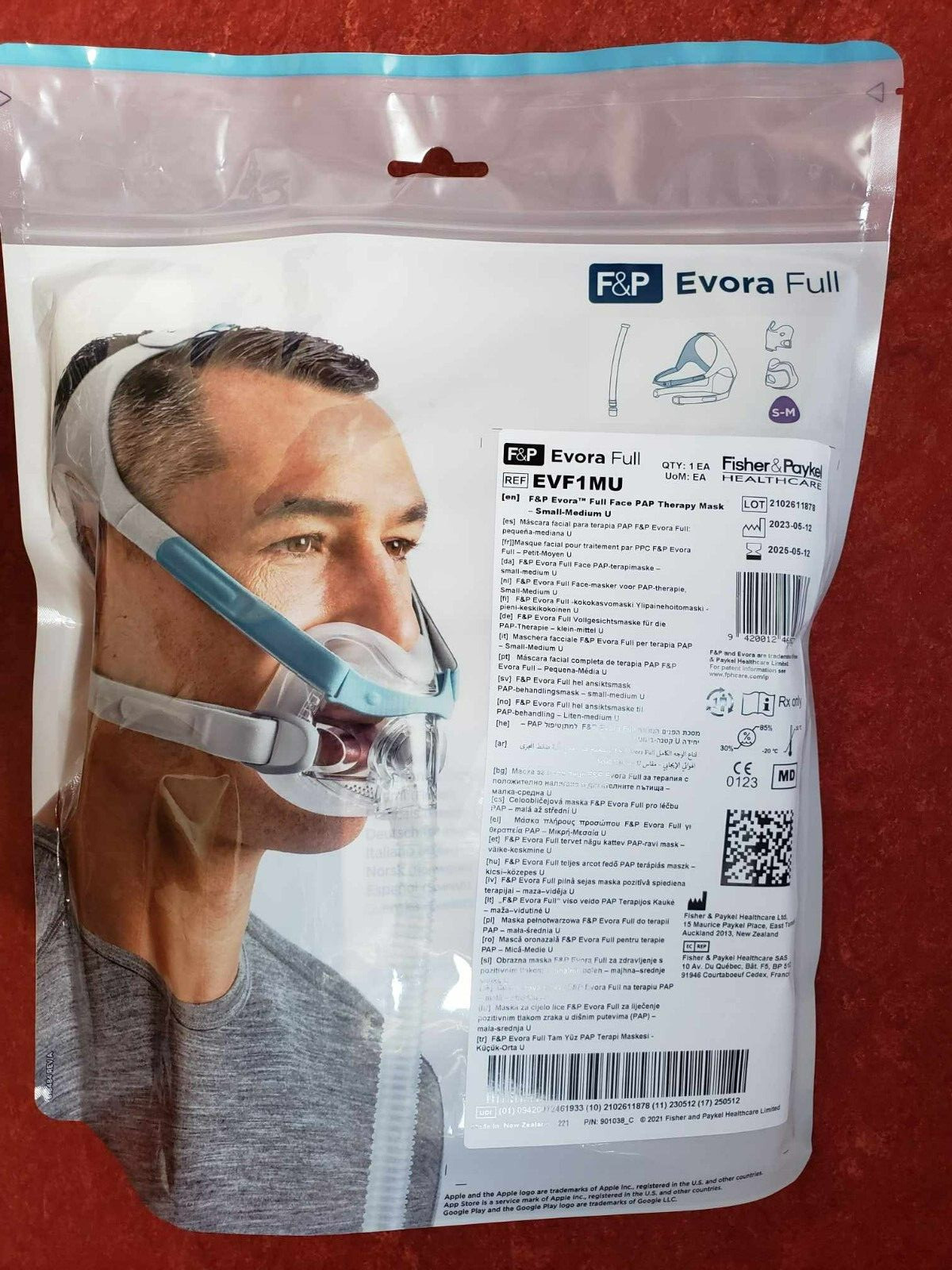 Fisher Paykel Evora Fullface GR. S /M Neu