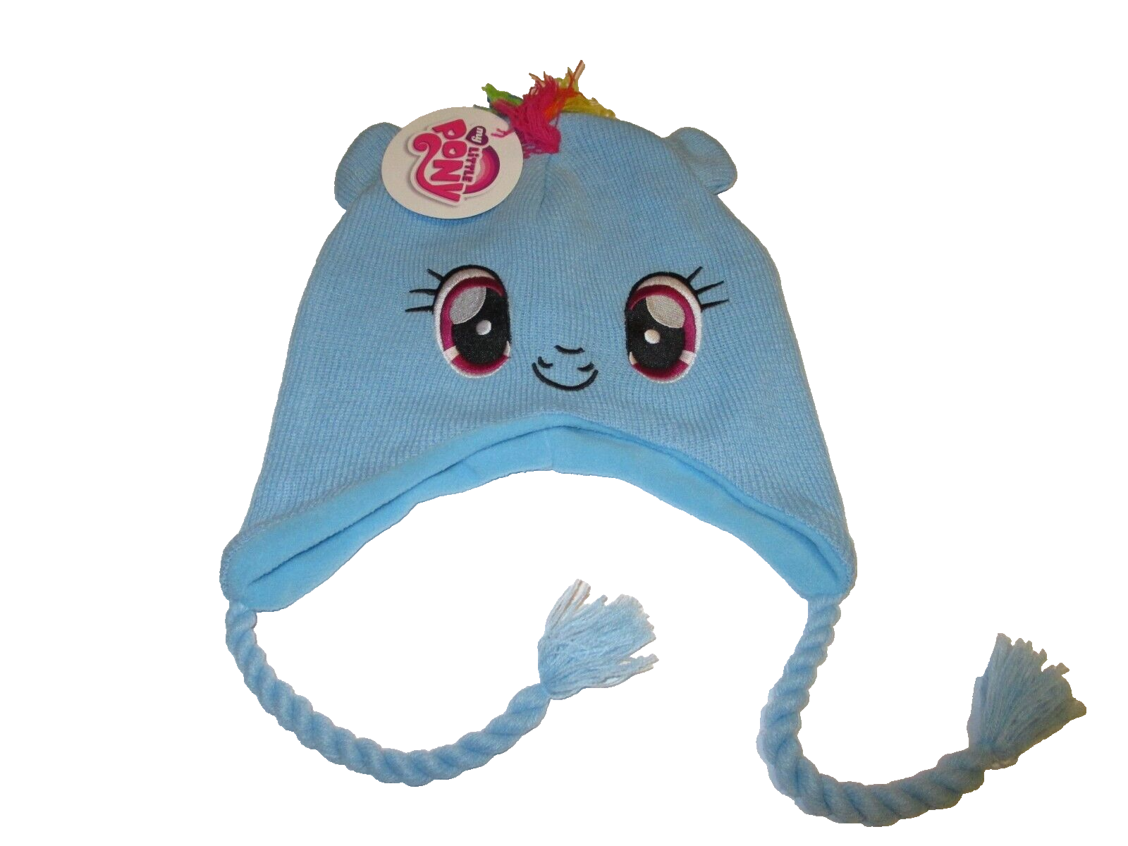 Cappello My Little Pony RAINBOW DASH Laplander berretto calza berretto paraorecchie OSFM NUOVO