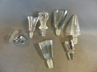 Bouchon de carafe en verre - 7 - Vintage - VO