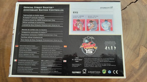 ULTRA RARE RYU - Street Fighter 2 15th anniversary controller PS1/PS2 SEALED - Picture 5 of 6