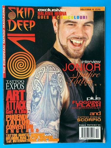 Skin Deep Revista - Vol.4 Edición 10 - Entrevista Jonior, Spitfire Tatuaje