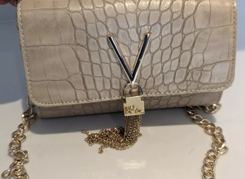 valentino by mario valentino Cross Body bag - Audrey Snake Effect - Ecru - New ! - Picture 2 of 8