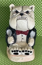 Telle M Stein BULLDOG The Stone Bunny 2002  8" High - Heavy