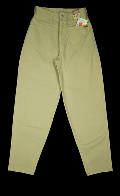 Edwin Louisiana Damen Jeans Hose Karotte 80er 90er legendär 34 W26 L28 beige NEU