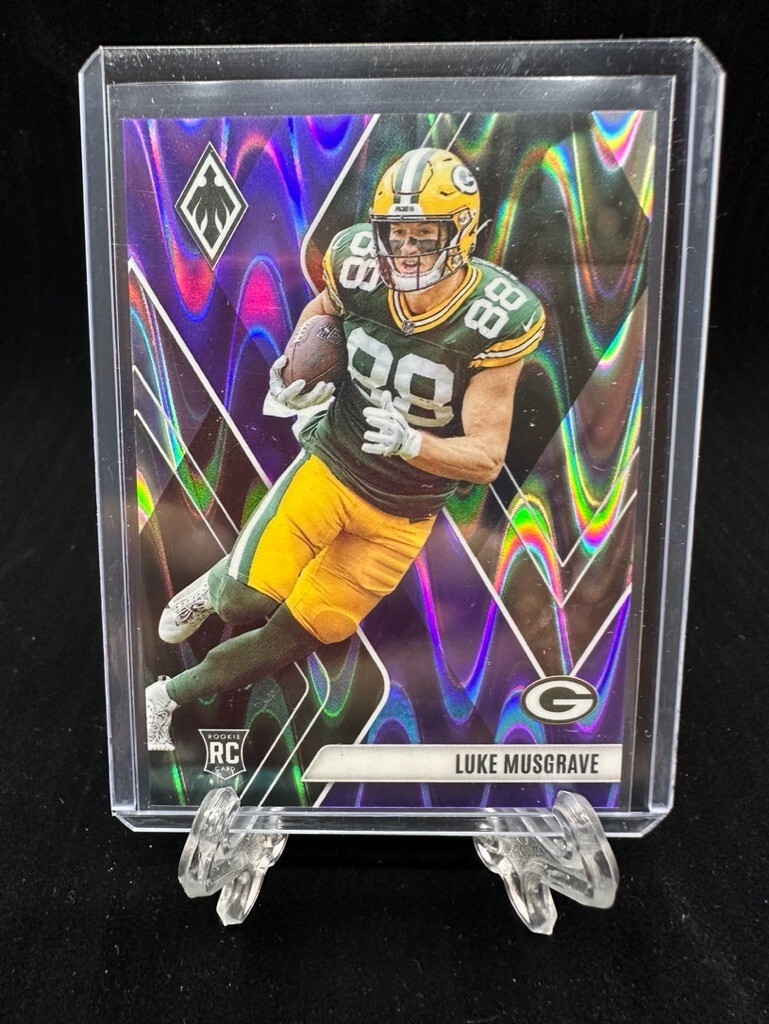 2023 Panini Phoenix - Luke Musgrave #160 Purple Seismic /125 RC