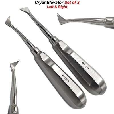 MEDSPO Cryer Elevator Dental Oral Surgery Tooth Extraction Surgical Root Tip Elevators