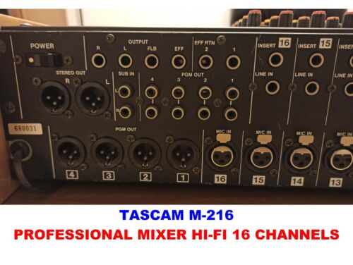 PROFESSIONAL MIXER TASCAM M-216