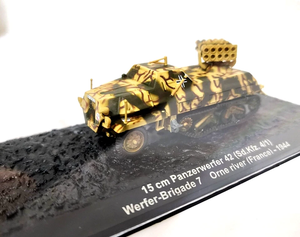 WW2 Combat Tanks Werfer-Brigade 7. Orne river (France) - 1944 Tank Collection T2 - Image 3 of 3