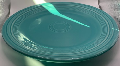 FIESTAWARE TURQUOISE BLUE DINNERWARE 3-PC place setting - Picture 2 of 7