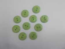 10 Pearlised Buttons Mother of Pearl Style Buttons - 13mm - 15mm - Baby cardigan
